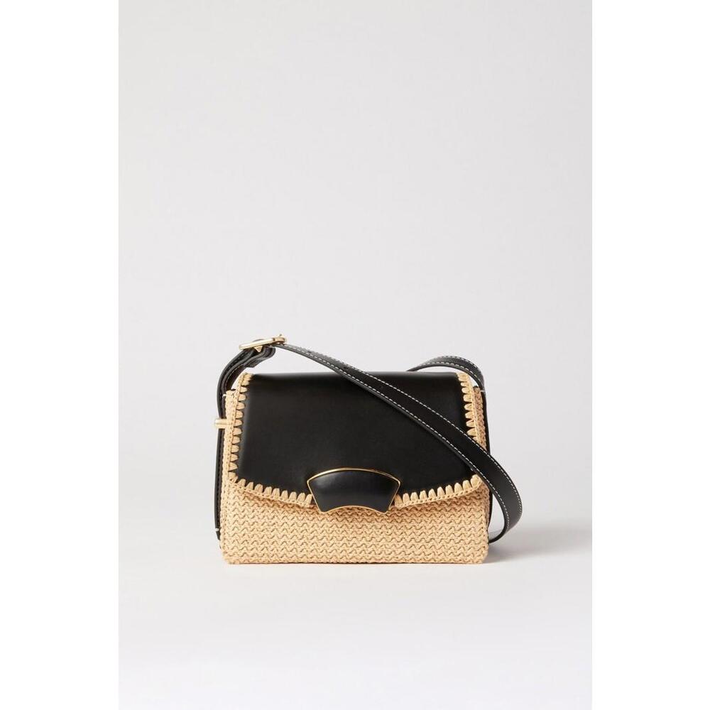 3.1 Phillip Lim Accessories Brown ID Shoulder Bag with Fraying Thread and Dents